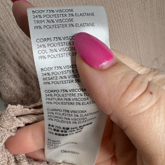 Free People We The Free Women's North Shore Thermal Tunic Top
Size Small Tan - Picture 9 of 10